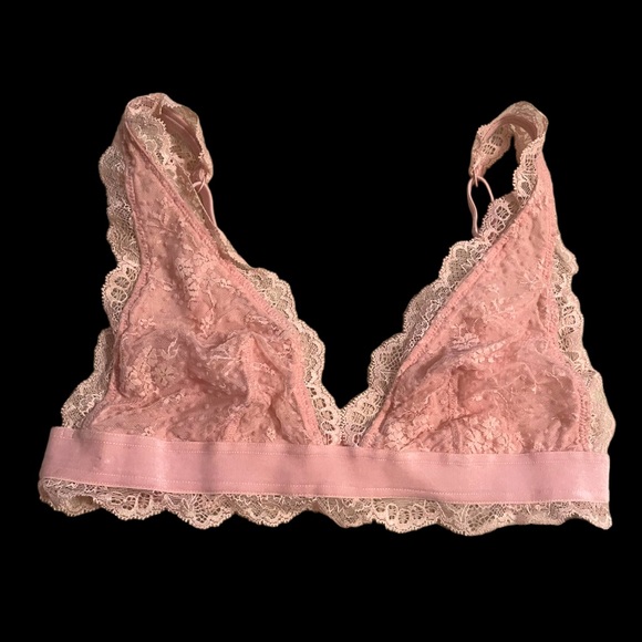 🛍️Victoria’s Secret Very Sexy Pink Floral Lace Bralette - Picture 1 of 7